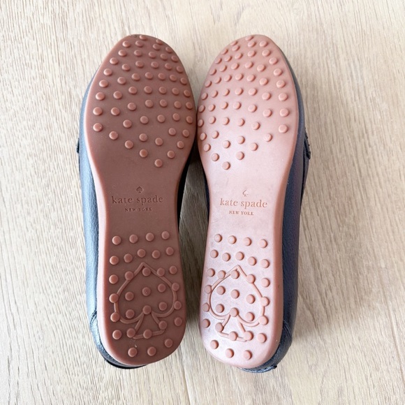 Kate Spade Black Leather Deck Driver Slip On Loafers - Picture 7 of 9